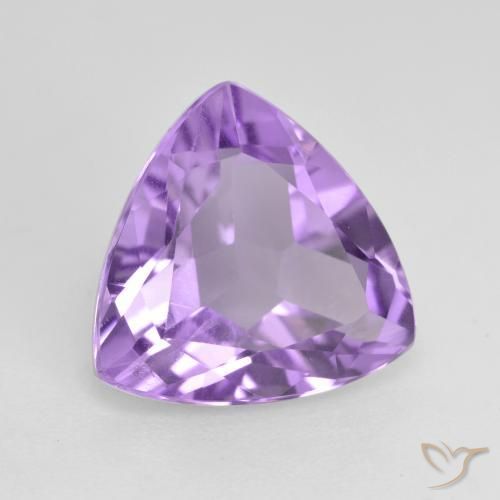 Améthyste Violet moyen naturelle Trillion, 2.60 ct, VS