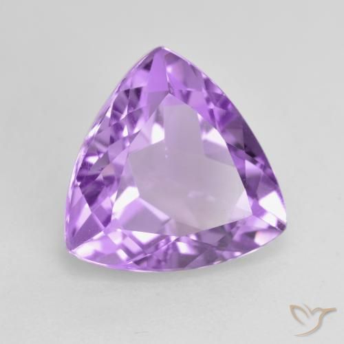 Améthyste Pourpre violacé profond naturelle Trillion, 2.79 ct, VS