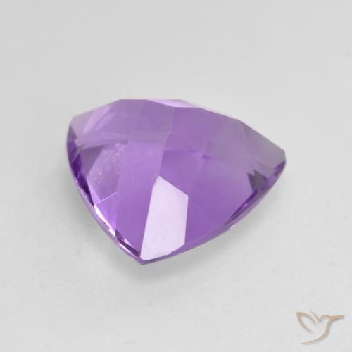 Améthyste Pourpre violacé profond naturelle Trillion, 2.79 ct, VS