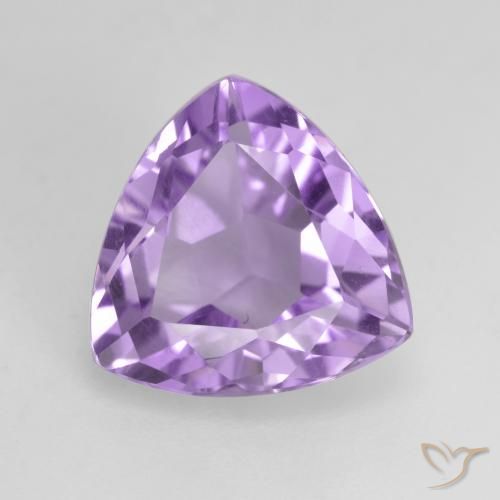 3.12ct Naturel Violet Rosâtre Améthyste, Trillion, VS