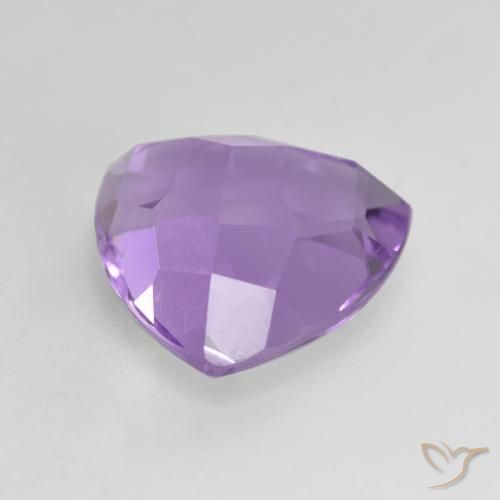 Améthyste Violet Rosâtre naturelle Trillion, 3.12 ct, VS