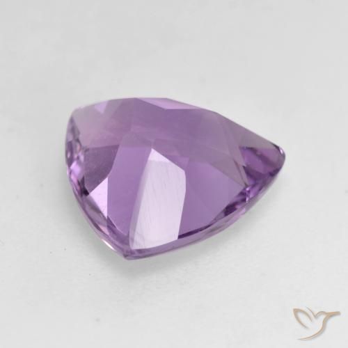 Améthyste Pourpre violacé moyen naturelle Trillion, 2.70 ct, VS