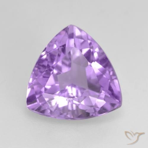 2.94ct Naturel Violet moyen Améthyste, Trillion, VS