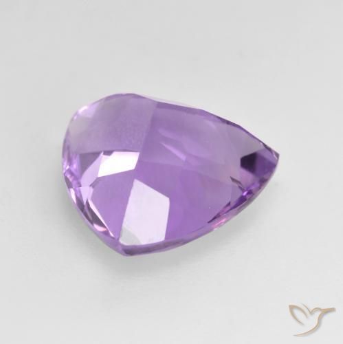 Améthyste Violet moyen naturelle Trillion, 2.94 ct, VS