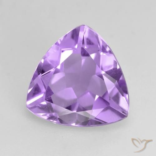 2.60ct Naturel Violet moyen Améthyste, Trillion, VS