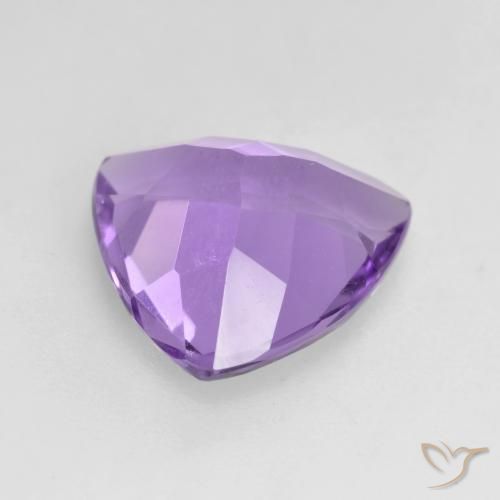 Améthyste Violet moyen naturelle Trillion, 2.60 ct, VS