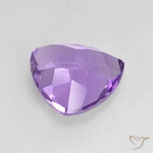 Améthyste Violet Rosâtre naturelle Trillion, 3.00 ct, VS