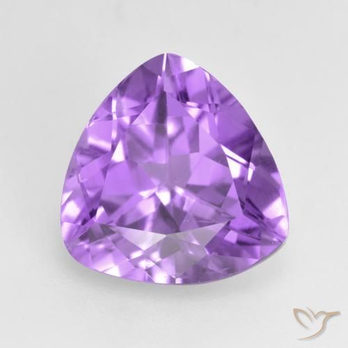 2.79ct Naturel Violet moyen Améthyste, Trillion, VS