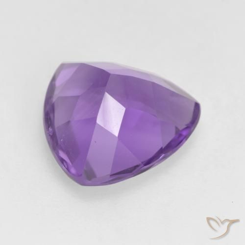 Améthyste Violet moyen naturelle Trillion, 2.79 ct, VS