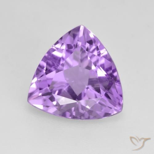 2.65ct Naturel Violet Rosâtre Améthyste, Trillion, VS