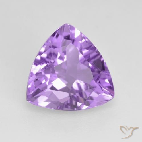 Améthyste Violet Rosâtre naturelle Trillion, 2.65 ct, VS