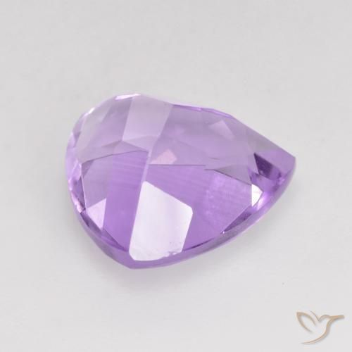 Améthyste Violet rose vif naturelle Trillion, 2.94 ct, VVS-VS