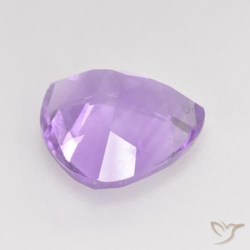 Améthyste Violet rose vif naturelle Trillion, 2.97 ct, VVS-VS