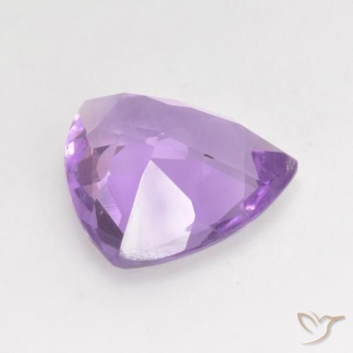 Améthyste Violet rose vif naturelle Trillion, 2.59 ct, VVS-VS