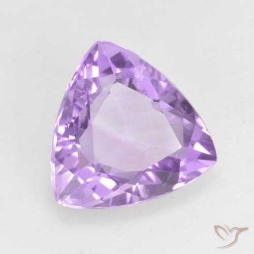 Améthyste Violet clair naturelle Trillion, 2.80 ct, VVS-VS