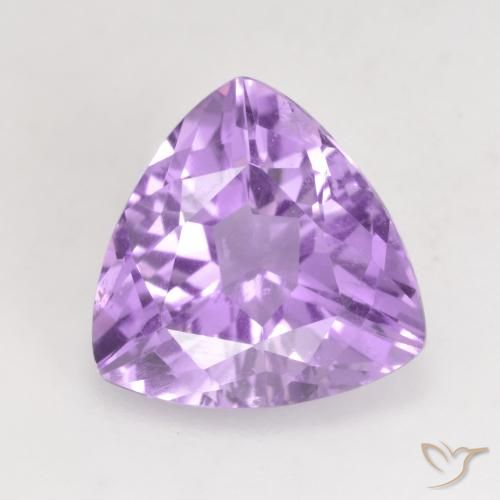 3.07ct Naturel Violet clair Améthyste, Trillion, VVS-VS