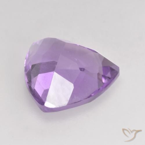 Améthyste Violet clair naturelle Trillion, 3.07 ct, VVS-VS