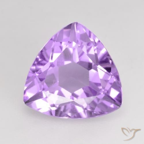2.90ct Naturel Violet rose vif Améthyste, Trillion, VVS-VS