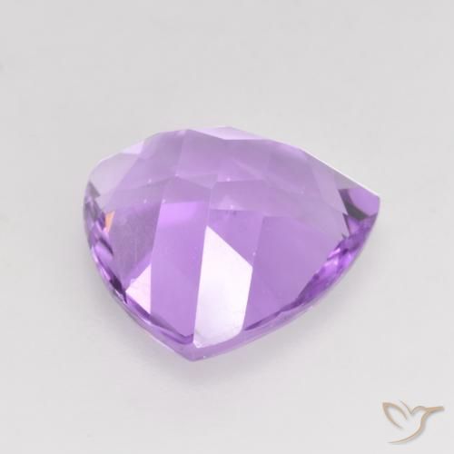 Améthyste Violet rose vif naturelle Trillion, 2.90 ct, VVS-VS