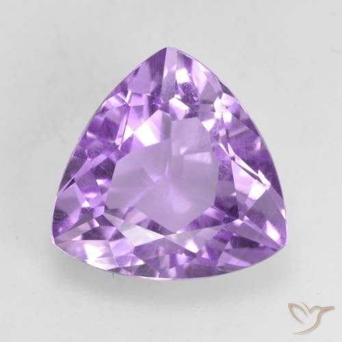 2.94ct Naturel Violet Rosâtre Améthyste, Trillion, VVS-VS