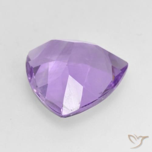 Améthyste Violet Rosâtre naturelle Trillion, 2.94 ct, VVS-VS