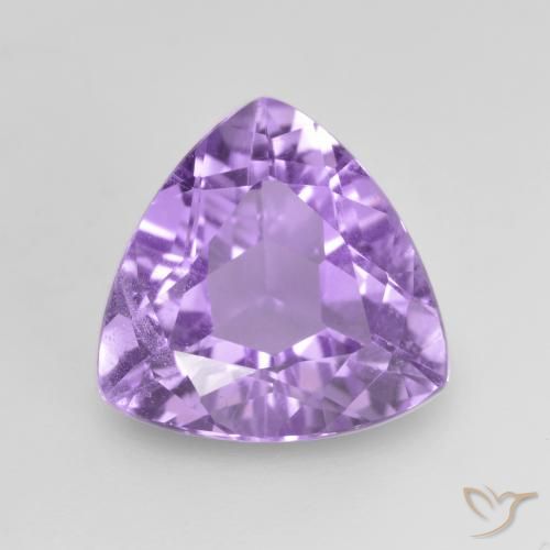 2.70ct Naturel Violet moyen Améthyste, Trillion, VVS-VS
