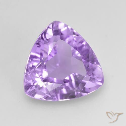 Améthyste Violet moyen naturelle Trillion, 2.70 ct, VVS-VS