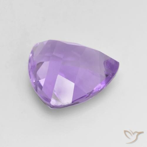 Améthyste Violet moyen naturelle Trillion, 2.70 ct, VVS-VS