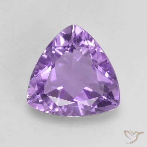 2.68ct Naturel Violet moyen Améthyste, Trillion, VVS-VS