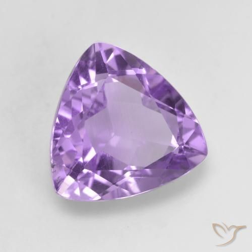 Améthyste Violet moyen naturelle Trillion, 2.68 ct, VVS-VS