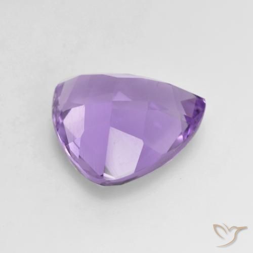 Améthyste Violet moyen naturelle Trillion, 2.68 ct, VVS-VS