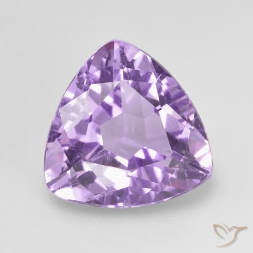 3.06ct Naturel Violet moyen Améthyste, Trillion, VVS-VS