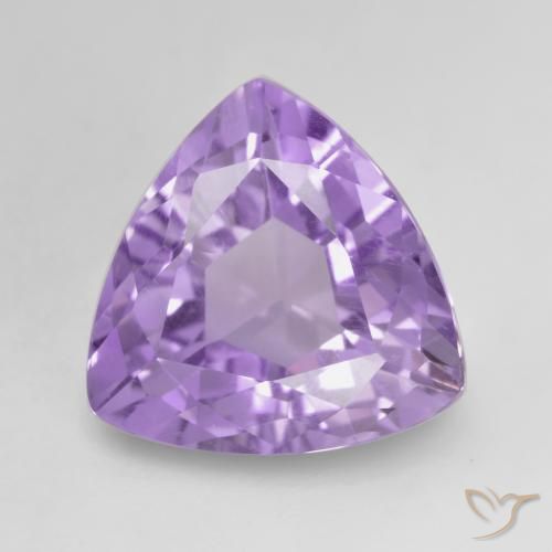 2.96ct Naturel Violet moyen Améthyste, Trillion, VVS-VS