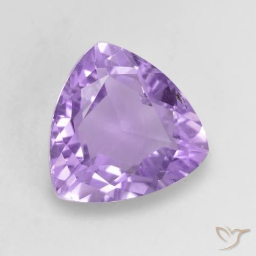 Améthyste Violet moyen naturelle Trillion, 2.53 ct, VVS-VS