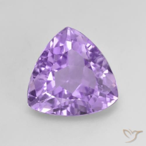 2.96ct Naturel Violet moyen Améthyste, Trillion, VVS-VS