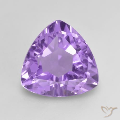 3.14ct Naturel Violet moyen Améthyste, Trillion, VVS-VS