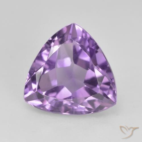 3.16ct Naturel Violet moyen Améthyste, Trillion, VVS-VS