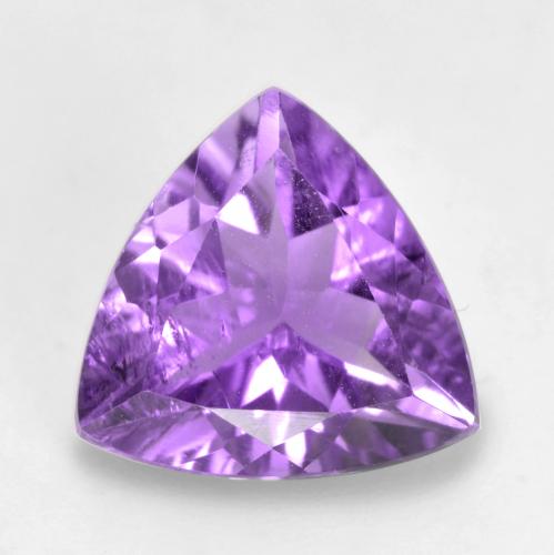 Améthyste violet naturelle trillion, 1,33 ct, VVS-VS