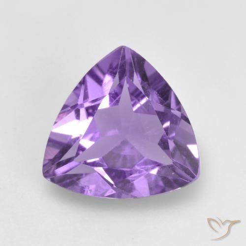 1.39ct Naturel Violet moyen Améthyste, Trillion, VVS-VS
