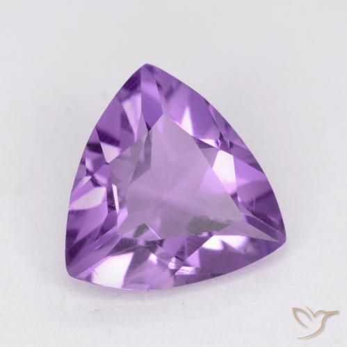 Améthyste Pourpre violacé profond naturelle Trillion, 1.68 ct, VS