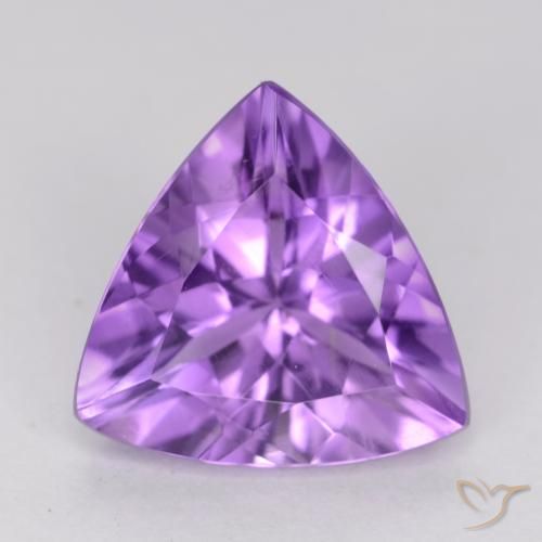 2.10ct Naturel Violet foncé Améthyste, Trillion, VS