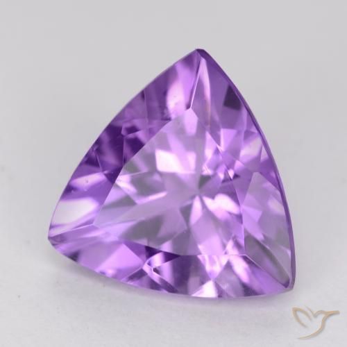 Améthyste Violet foncé naturelle Trillion, 2.10 ct, VS