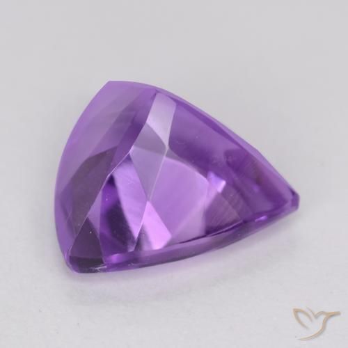 Améthyste Violet foncé naturelle Trillion, 2.10 ct, VS