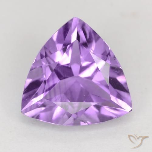 2.14ct Naturel Violet Rosâtre Améthyste, Trillion, VVS-VS