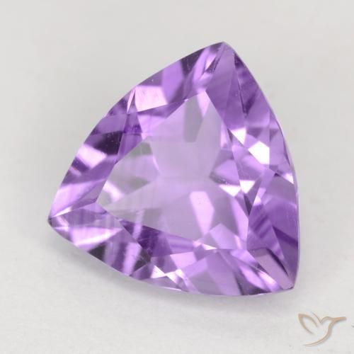 Améthyste Violet Rosâtre naturelle Trillion, 2.14 ct, VVS-VS
