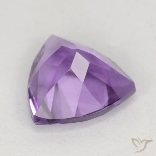 Améthyste Violet Rosâtre naturelle Trillion, 2.14 ct, VVS-VS