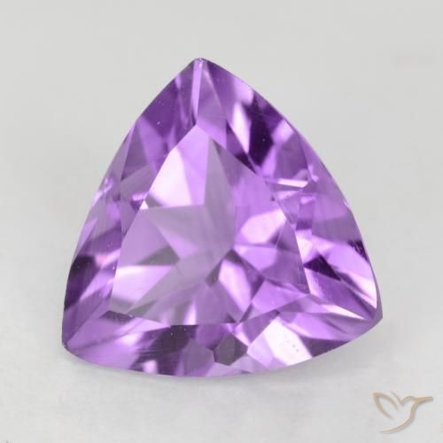 Améthyste Pourpre violacé profond naturelle Trillion, 1.99 ct, VVS-VS