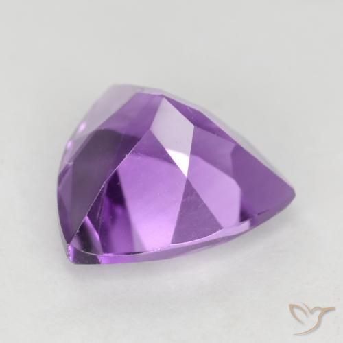 Améthyste Pourpre violacé profond naturelle Trillion, 1.99 ct, VVS-VS