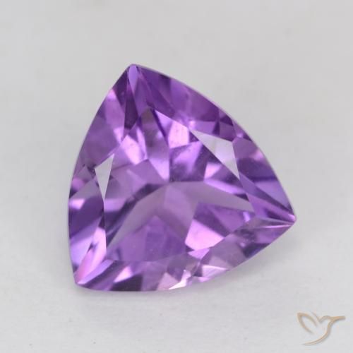 2.25ct Naturel Violet vif Améthyste, Trillion, VS