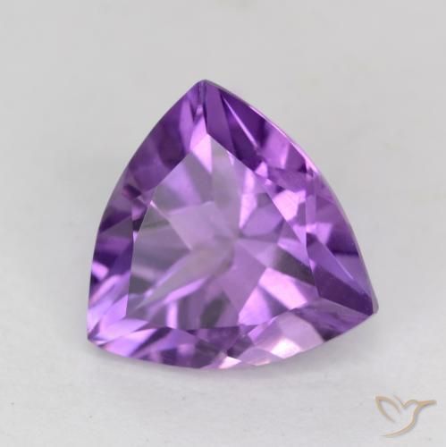 Améthyste Violet vif naturelle Trillion, 2.25 ct, VS
